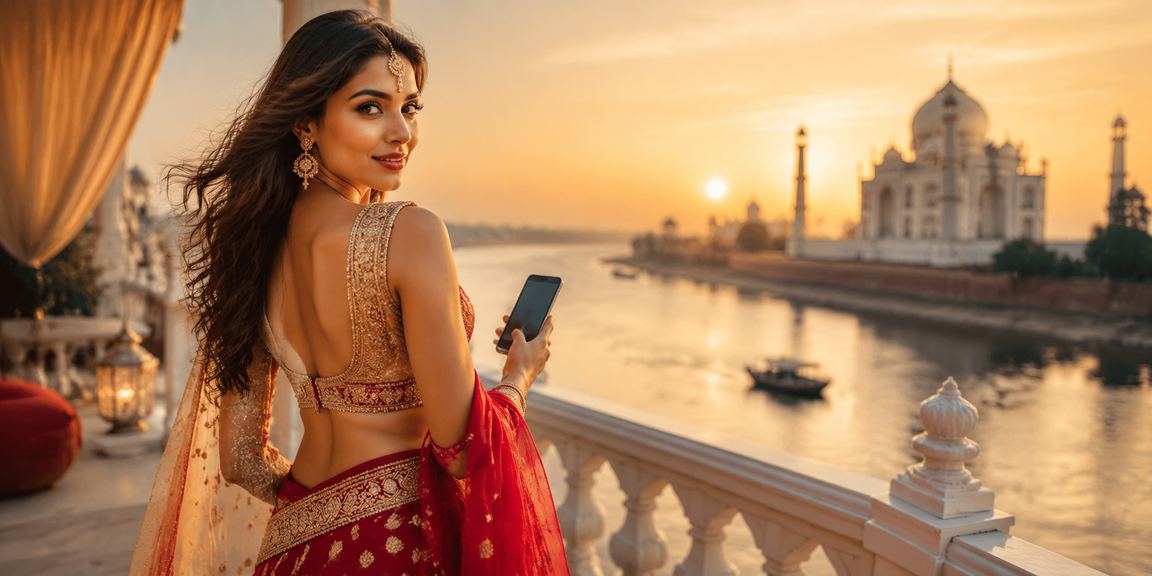 Mobile betting in India on a smartphone with sports and casino games